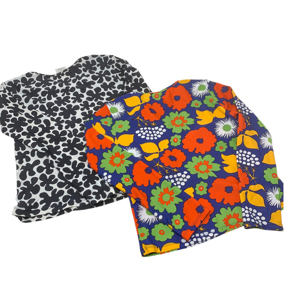 Lot 2 Marimekko x Target Child's Sz M Rash Guards Long Sleeve Swim Tops - Picture 7 of 7